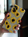Funda transparente para celular con patrón de girasol Iphone - 11 pro - Quierox - Tienda Online