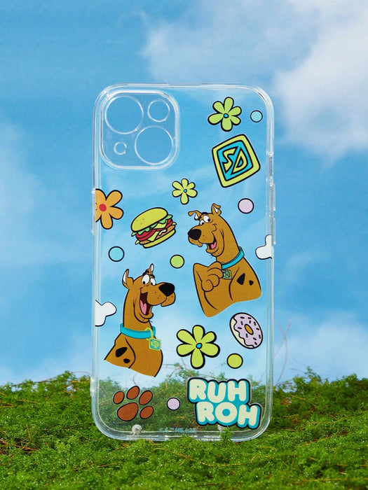 Funda transparente para iphone 12 Pro max con forma de perro de dibujos de Scooby - Doo - Quierox - Tienda Online