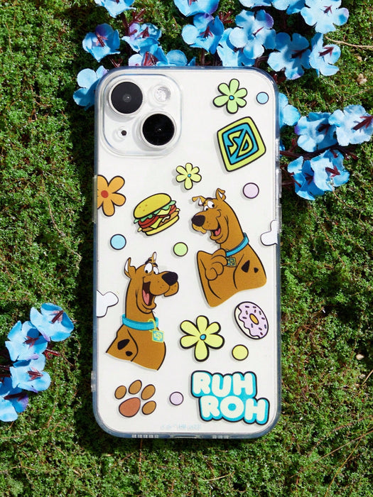 Funda transparente para iphone 12 Pro max con forma de perro de dibujos de Scooby - Doo - Quierox - Tienda Online