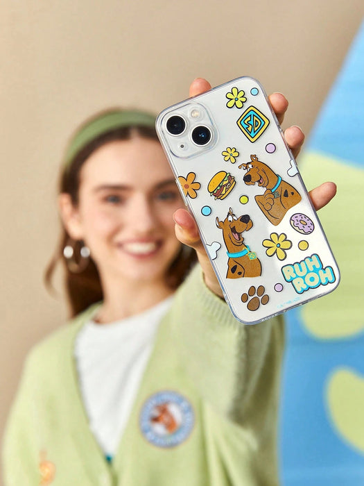 Funda transparente para iphone 12 Pro max con forma de perro de dibujos de Scooby - Doo - Quierox - Tienda Online