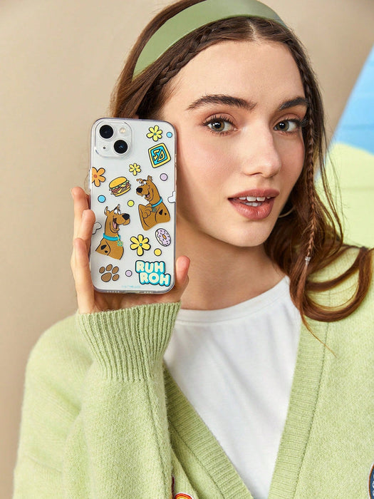 Funda transparente para iphone 12 Pro max con forma de perro de dibujos de Scooby - Doo - Quierox - Tienda Online