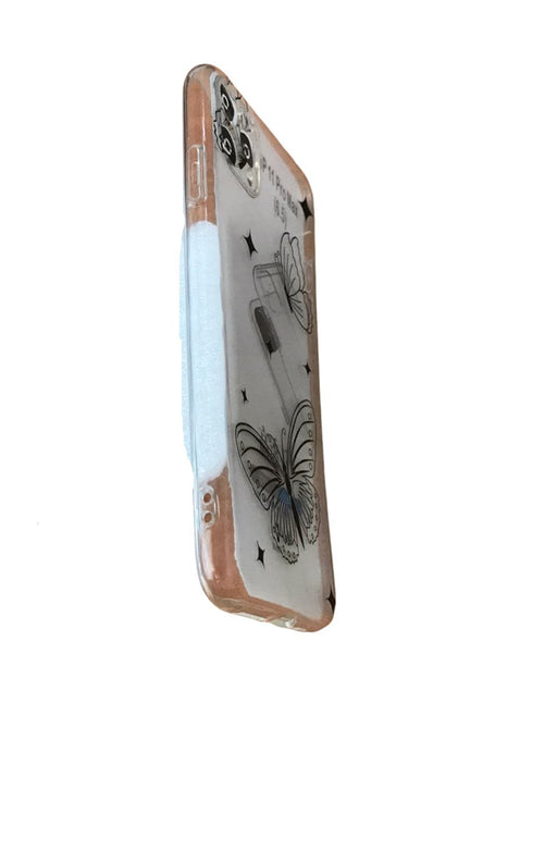 Funda transparente para teléfono con estampado de mariposas - Quierox - Tienda Online