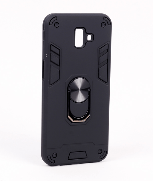 Funda trasera con protección para Samsung J6 Plus (negra) - Quierox - Tienda Online