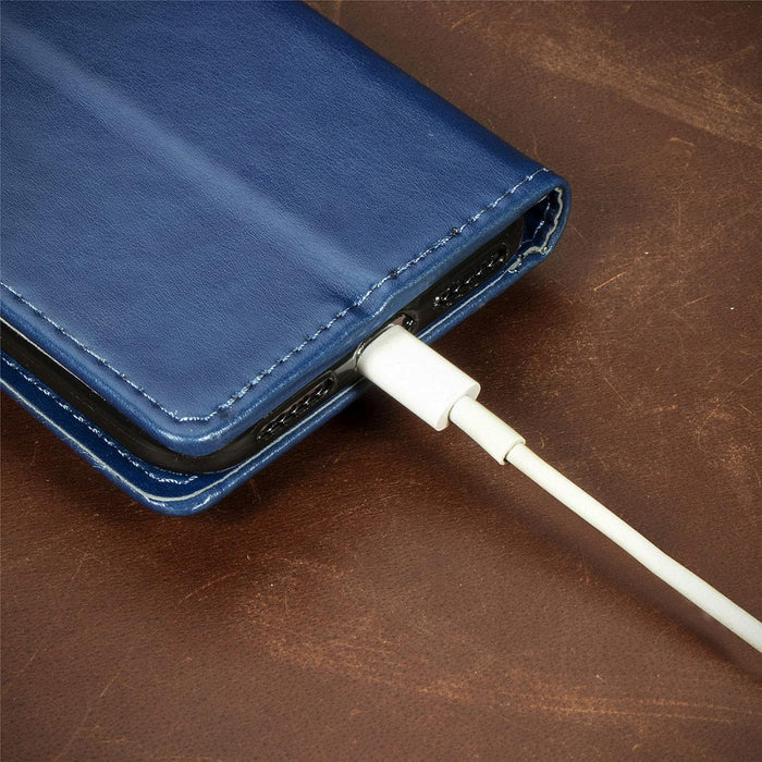 Funda trasera con tapa magnética de cuero Compatible con samsung A01 core - Quierox - Tienda Online