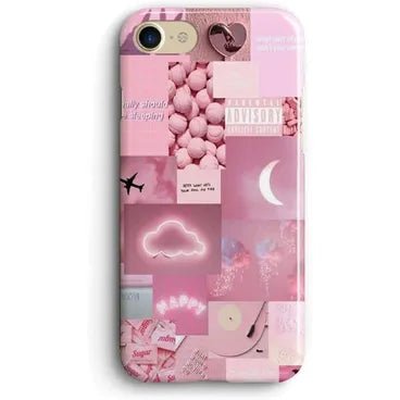 Funda Trasera de Silicona con Luna Rosa - Quierox - Tienda Online