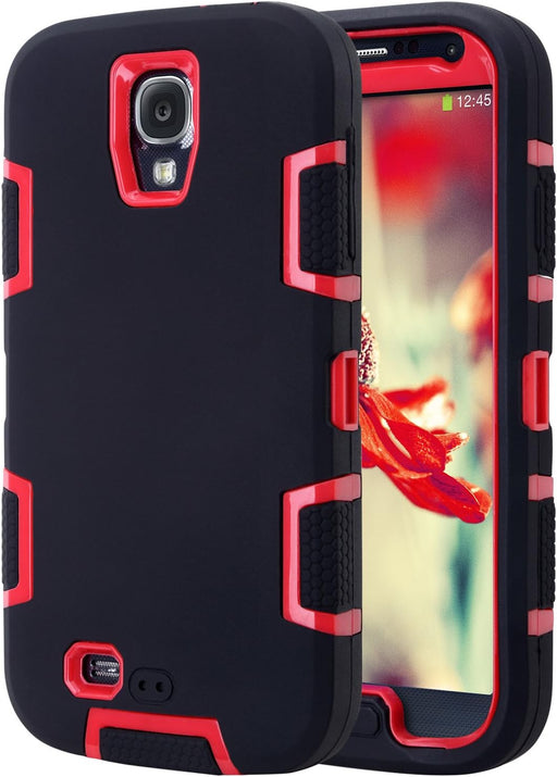 Funda ULAK Galaxy S4, híbrida resistente a los golpes, goma de silicona - Quierox - Tienda Online