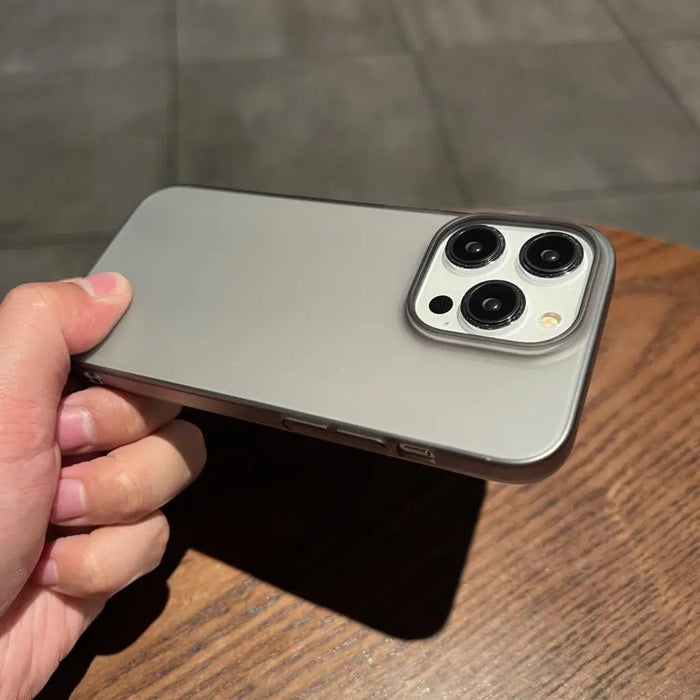 Funda ultradelgada de policarbonato rígido mate transparente para iPhone 13 Pro Max - Quierox - Tienda Online