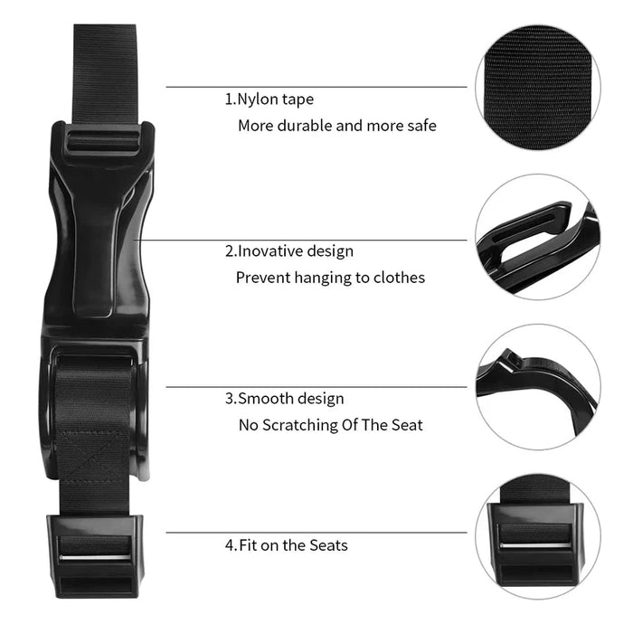 Funda universal para cinturón de seguridad durante el embarazo, negra - Quierox - Tienda Online