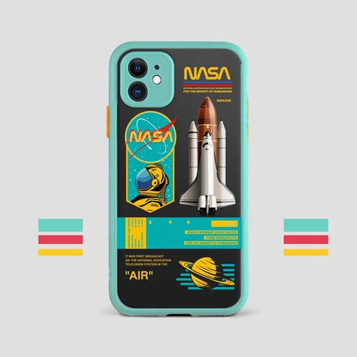 Fundas de teléfono translúcidas a prueba de golpes de la NASA para iPhone 11 pro - Quierox - Tienda Online