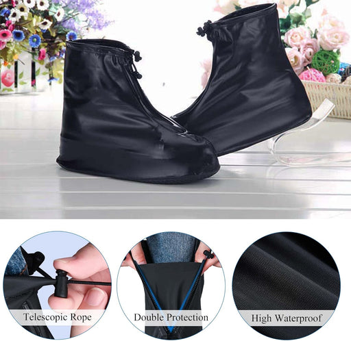 Fundas impermeables para botas de lluvia, con control de arena, antideslizante, suela de goma de PVC, reutilizables - Quierox - Tienda Online