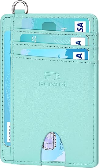 FurArt Cartera minimalista delgada de bolsillo delantero bloqueo RFID unisex - Quierox - Tienda Online