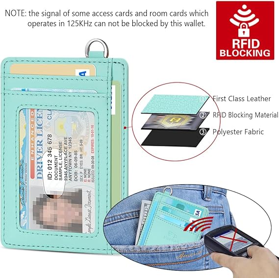FurArt Cartera minimalista delgada de bolsillo delantero bloqueo RFID unisex - Quierox - Tienda Online