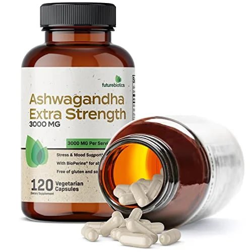 Futurebiotics Ashwagandha Capsules Extra Strength 3000mg - Quierox - Tienda Online
