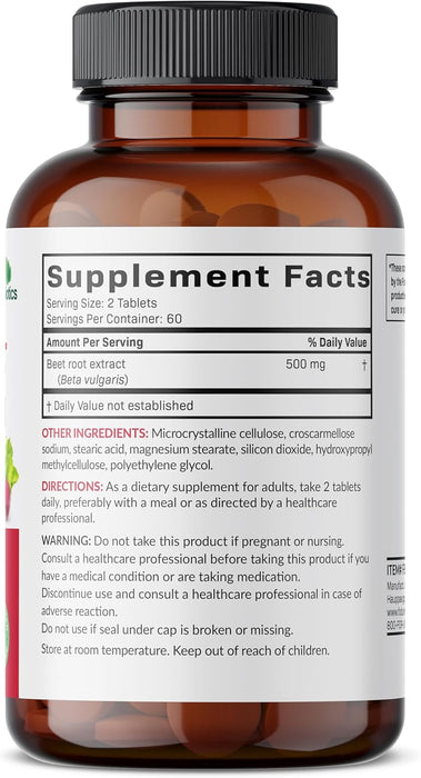 Futurebiotics Raíz de remolacha extra fuerte, sin OMG, 120 tabletas vegetarianas - Quierox - Tienda Online