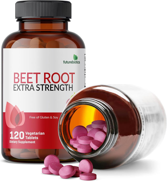 Futurebiotics Raíz de remolacha extra fuerte, sin OMG, 120 tabletas vegetarianas - Quierox - Tienda Online