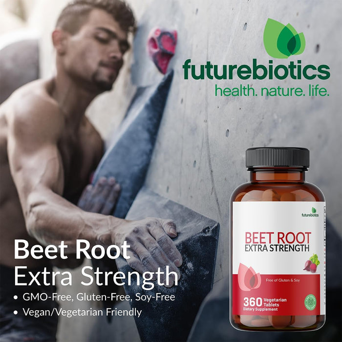 Futurebiotics Raíz de remolacha extra fuerte, sin OMG, 120 tabletas vegetarianas - Quierox - Tienda Online