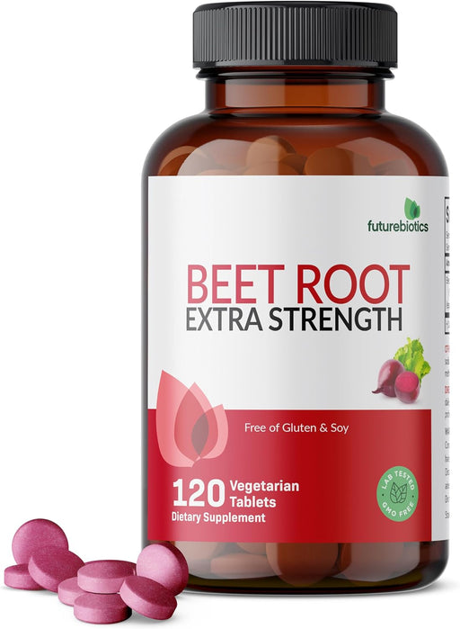 Futurebiotics Raíz de remolacha extra fuerte, sin OMG, 120 tabletas vegetarianas - Quierox - Tienda Online