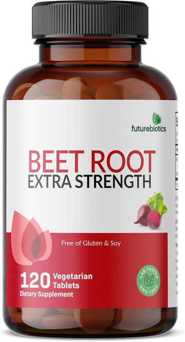 Futurebiotics Raíz de remolacha extra fuerte, sin OMG, 120 tabletas vegetarianas - Quierox - Tienda Online