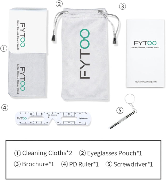 FYTOO Lentes de lectura con bloqueo de luz azul unisex, Redondo Anti fatiga - Quierox - Tienda Online