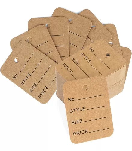 G2PLUS 1000 etiquetas de precio, etiquetas de papel kraft de 1.94" x 1.29" - Quierox - Tienda Online