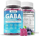 GABA Gummies 500 mg – Gomitas calmantes sin azúcar con L teanina, 5 - HTP, vitaminas D3, B12.. - Quierox - Tienda Online