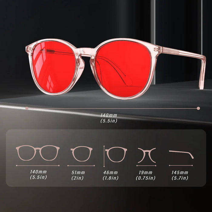 Gafas Bloomoak con luz roja y azul graduadas - Quierox - Tienda Online