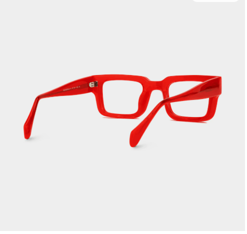 Gafas cuadradas rojas Glaucia - Quierox - Tienda Online