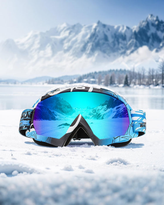 Gafas de esquí OTG BATFOX para hombres, mujeres y jóvenes, gafas de snowboard, ultraligeras, antideslizantes - Quierox - Tienda Online