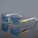 Gafas de fiesta rectangulares retro antirreflejos con estampado de leopardo - Quierox - Tienda Online