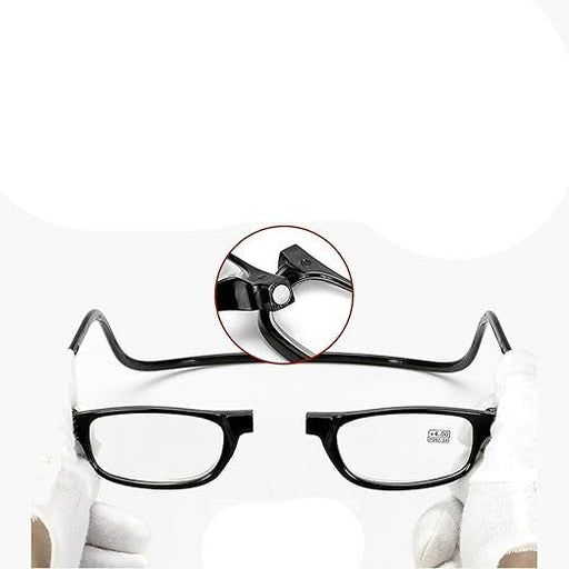 Gafas de lectura magnéticas negras, plegables y ajustables - Quierox - Tienda Online