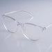 Gafas de lectura transparentes de estilo simple con montura grande para computadora, antiluz azul - Quierox - Tienda Online