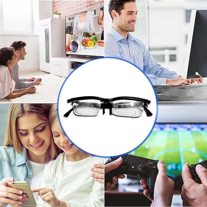 Gafas de lectura ultraligeras, cómodas y modernas, con enfoque ajustable de Ofocase - Quierox - Tienda Online