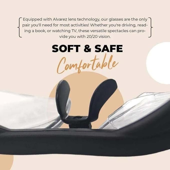 Gafas de lectura ultraligeras, cómodas y modernas, con enfoque ajustable de Ofocase - Quierox - Tienda Online