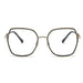 Gafas de Montura Grande Poligonal y Lentes Transparentes para Mujer - Quierox - Tienda Online
