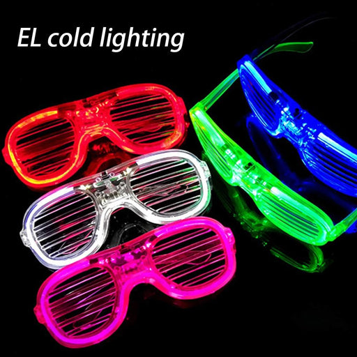Gafas de neón El Wire Rave con luz LED intermitente, Disfraces para Fiesta - Quierox - Tienda Online