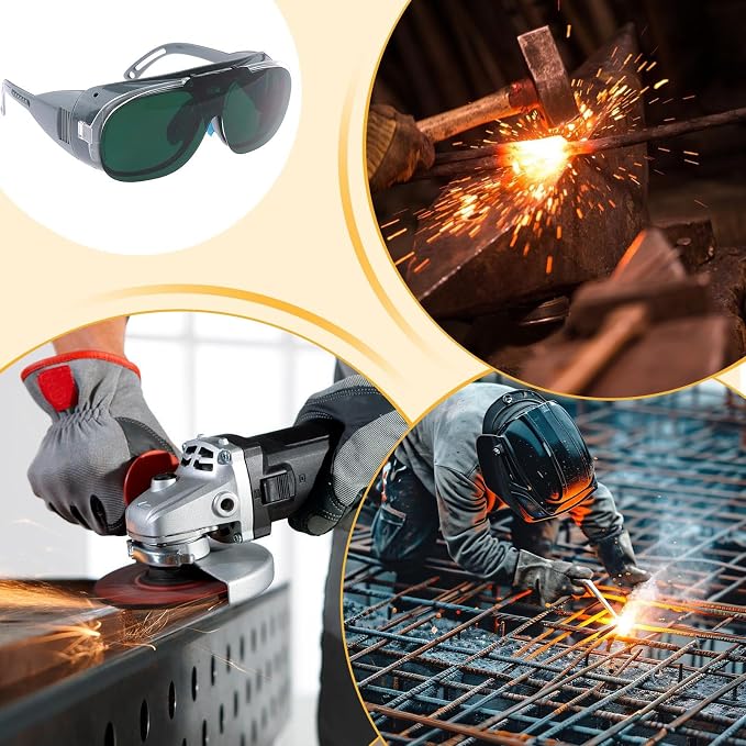 Gafas de seguridad de soldadura, protección ocular de soldadura para para trabajos - Quierox - Tienda Online