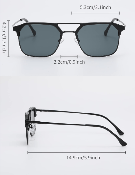 Gafas de sol clásicas de metal con conexión para mujer - Quierox - Tienda Online