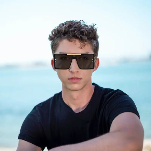 Gafas de sol cuadradas clásicas de marca de lujo de diseñador Vintage - Quierox - Tienda Online