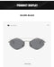Gafas de sol cuadradas con diamantes sin montura unisex, gafas de sol retro de diseñador - Quierox - Tienda Online