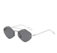 Gafas de sol cuadradas con diamantes sin montura unisex, gafas de sol retro de diseñador - Quierox - Tienda Online