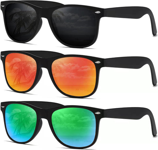 Gafas de sol DEMIKOS polarizadas para hombre y mujer, lentes de espejo retro - Quierox - Tienda Online