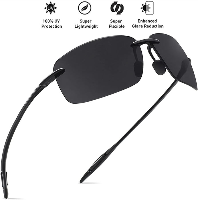Gafas de sol deportivas clásicas sin montura para hombres y mujeres - Quierox - Tienda Online