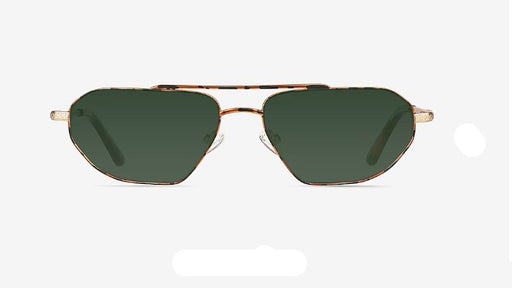 Gafas de sol estilo aviador con diseño de tortuga roja - Quierox - Tienda Online