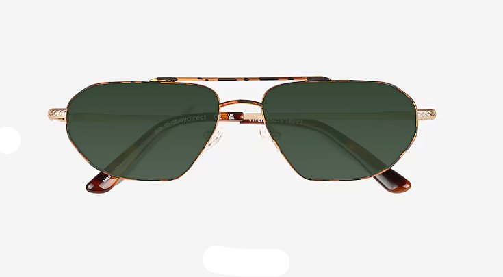 Gafas de sol estilo aviador con diseño de tortuga roja - Quierox - Tienda Online