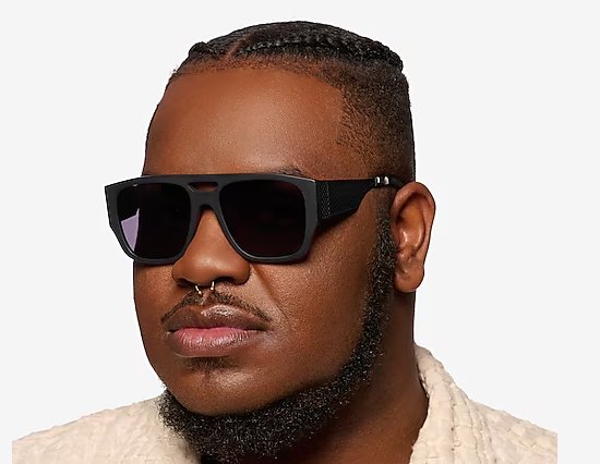 Gafas De Sol Estilo Aviador En Negro Mate - Quierox - Tienda Online