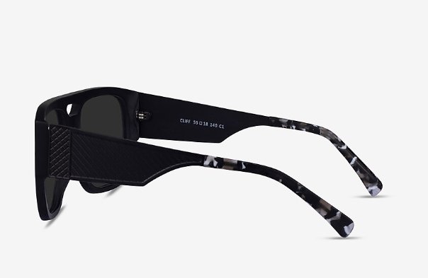 Gafas De Sol Estilo Aviador En Negro Mate - Quierox - Tienda Online