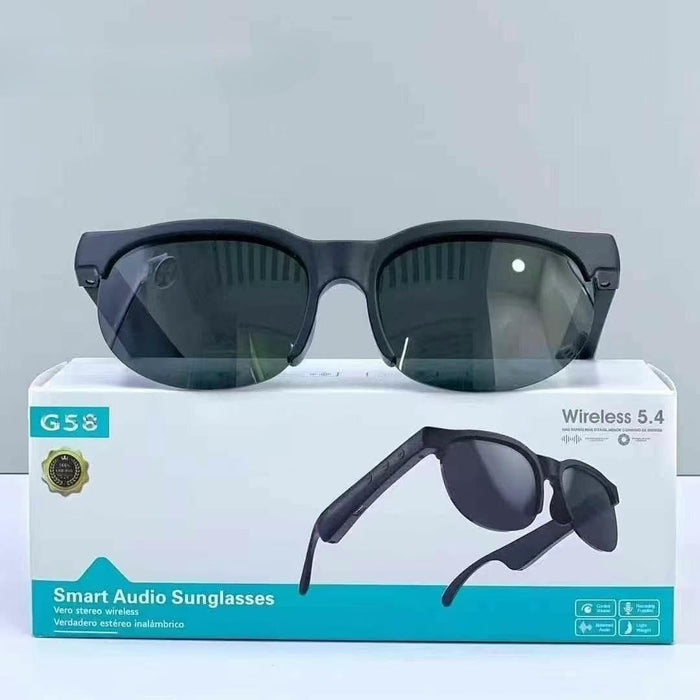 Gafas de sol inteligentes G58 con audio, Bluetooth inalámbrico con controles táctiles - Quierox - Tienda Online
