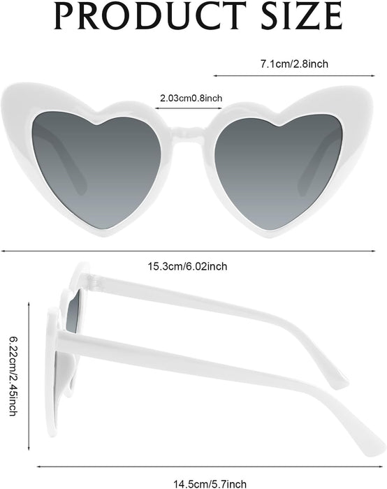 Gafas de sol novedosas con forma de corazón - Quierox - Tienda Online