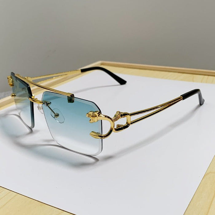 Gafas de sol rectangulares sin montura para viajes, modernas - Quierox - Tienda Online