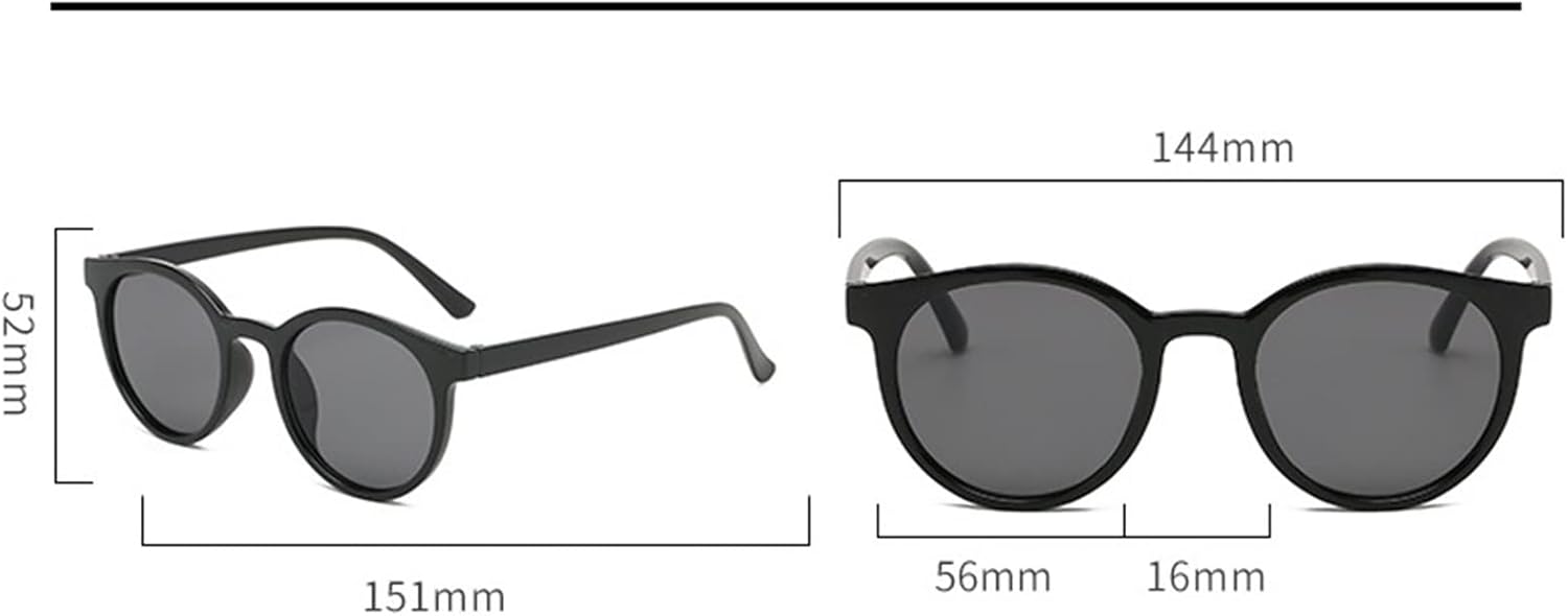 Gafas de sol retro con montura redonda pequeña para hombre y mujer - Quierox - Tienda Online